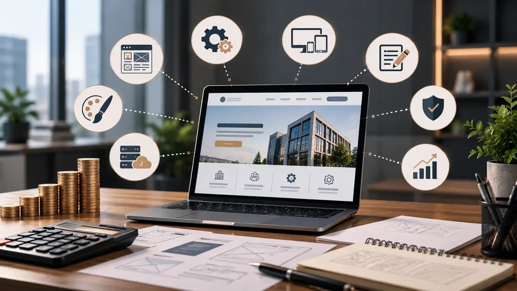 Website Cost Factors Workspace
